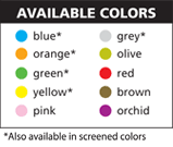 BONUS LINE BINGO® Bingo Paper - Available colors