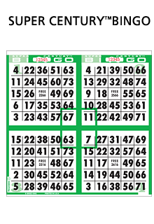 SUPER CENTURY&trade; BINGO 