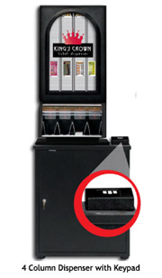 4 Column Dispenser with Keypad