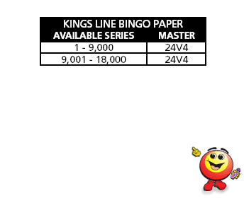 King's Line Bingo Paper Series / Symbols