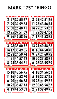 MARK "75"&trade;  BINGO