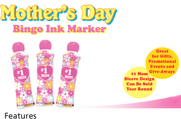 Mother's Day Bingo Ink Markers