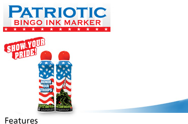 Patriotic Bingo Ink Markers