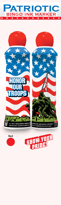 Patriotic Bingo Ink Markers