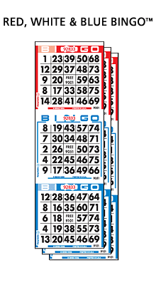 RED, WHITE & BLUE&trade; BINGO 