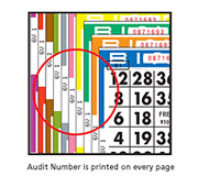 Audit Number is Printed on Every Page